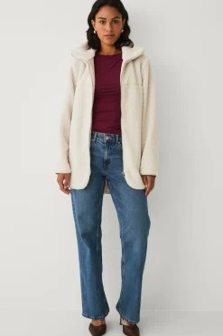 Ellos Collection Lang fleecejakke