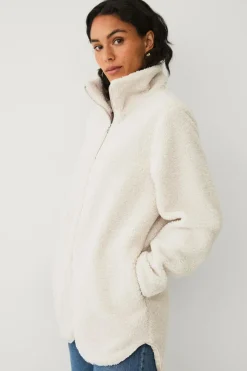 Ellos Collection Lang fleecejakke