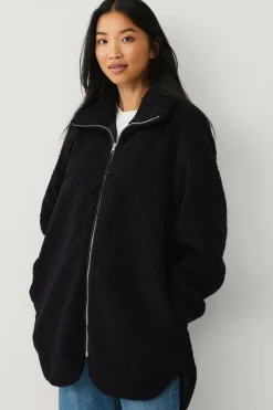 Ellos Collection Lang fleecejakke