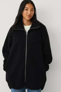 Ellos Collection Lang fleecejakke