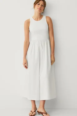 Ellos Collection Maxi kjole med strikket top og vævet nederdel