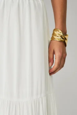 Ellos Collection Maxi nederdel med elastisk talje