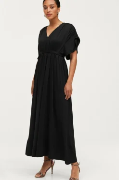 Ellos Collection Maxi kjole med en knude i ryggen