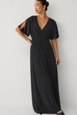 Ellos Collection Maxi kjole med rhinstene