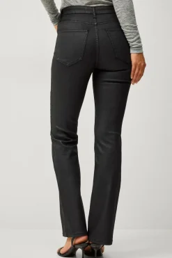 Ellos Collection Med svaj jeans med coated overflade