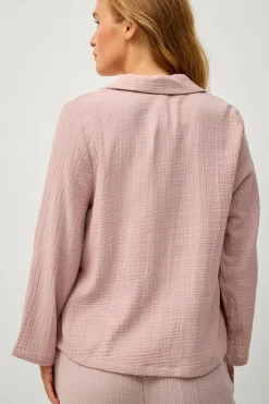 Ellos Collection Mønstervævet pyjamasskjorte