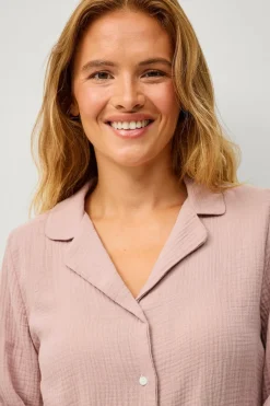 Ellos Collection Mønstervævet pyjamasskjorte