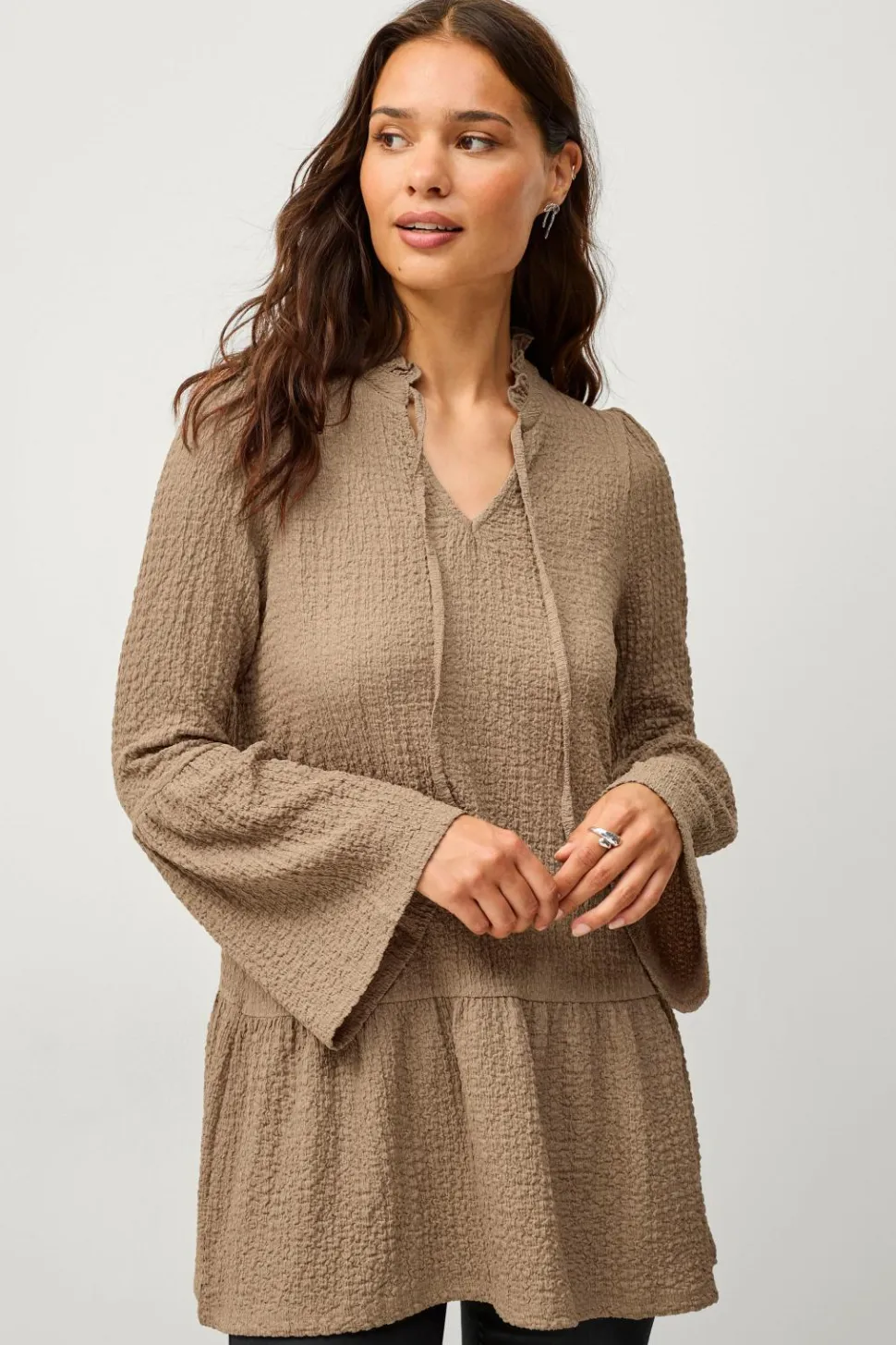 Ellos Collection Mønstervævet tunika