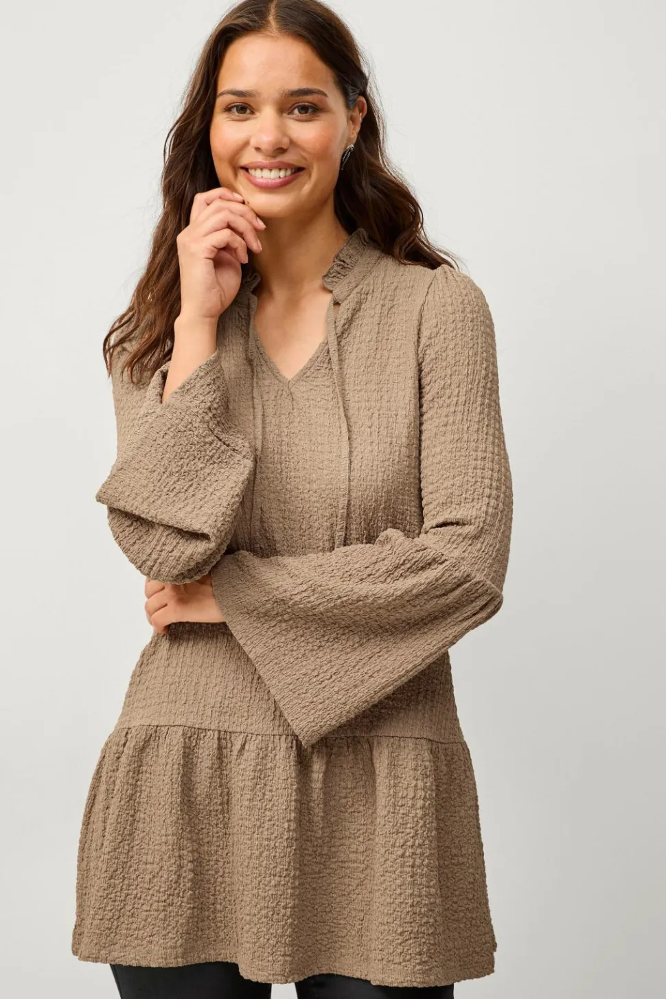 Ellos Collection Mønstervævet tunika