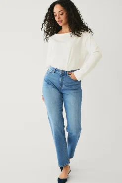 Ellos Collection Morjeans med høj talje