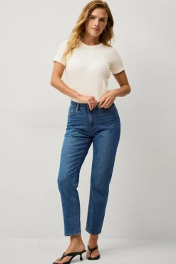 Ellos Collection Morjeans med høj talje