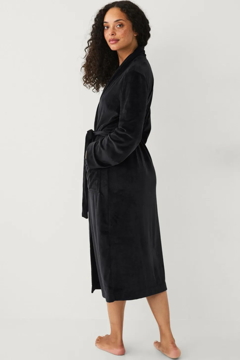 Ellos Collection Morgenkåbe i velour