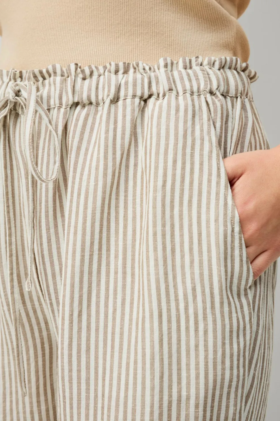 Ellos Collection Natbukser i hørblanding