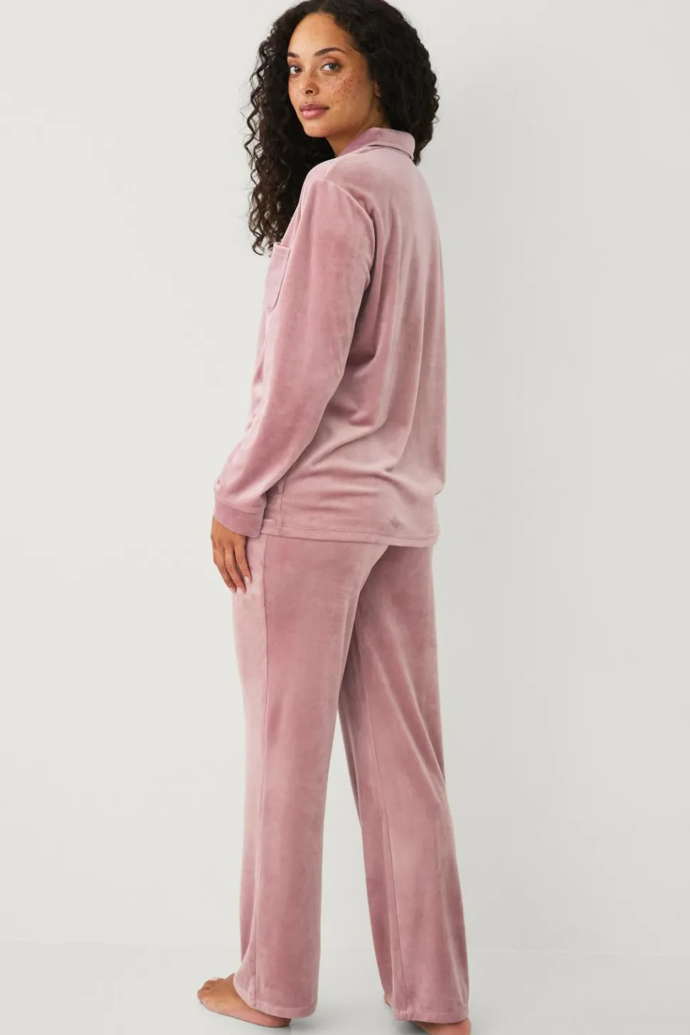 Ellos Collection Pyjamassæt i velour