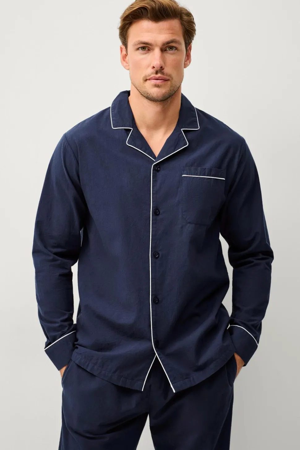 Ellos Collection Pyjamassæt i bomuldsbatist 2 dele