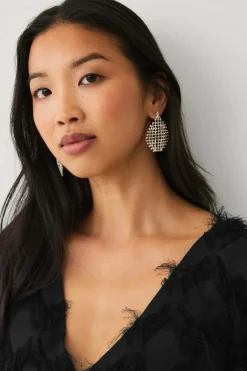 Ellos Collection Øreringe med rhinstene