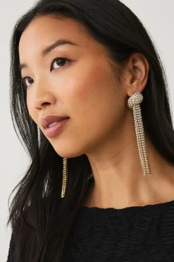 Ellos Collection Øreringe med rhinstene