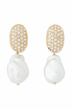 Ellos Collection Øreringe Perler med sten