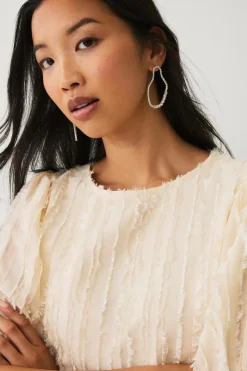 Ellos Collection Ørestikker med rhinstene