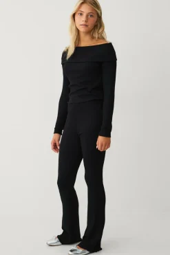 Ellos Collection Ribbede leggings