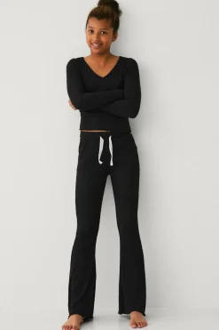 Ellos Collection Ribbede afslappede bukser