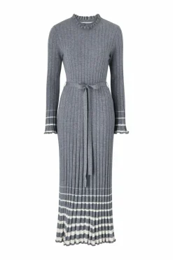 Ellos Collection Ribbet maxi kjole