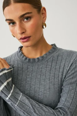 Ellos Collection Ribbet maxi kjole