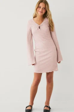 Ellos Collection Ribbet kjole