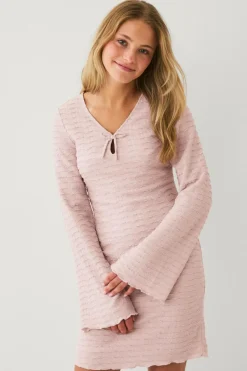 Ellos Collection Ribbet kjole