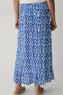 Ellos Collection Slå-om nederdel med flæser