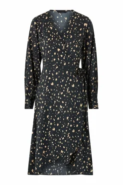 Ellos Collection Slå-om kjole i satin