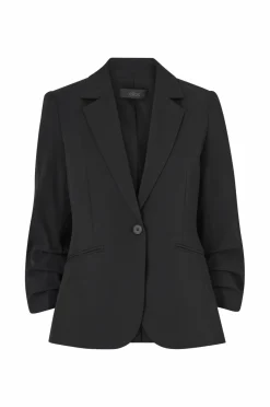 Ellos Collection Smal pasform habitjakke med krøllede ærmer