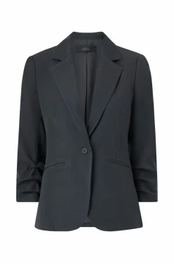 Ellos Collection Smal pasform habitjakke med krøllede ærmer