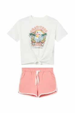 Ellos Collection Sæt Nathalie med top og sweatshorts