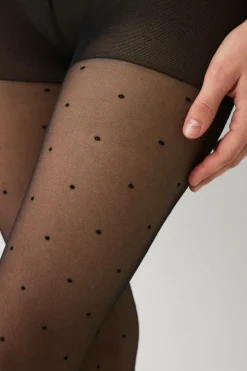 Ellos Collection Strømpebukser Dots 20 Den