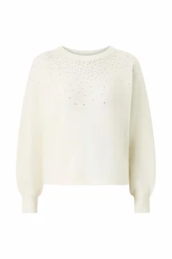 Ellos Collection Strikket Pullover med rhinstene