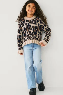 Ellos Collection Strikket trøje med flæser