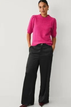 Ellos Collection Strikket trøje med pufærmer