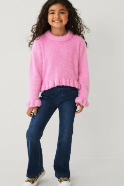 Ellos Collection Strikket trøje med flæser