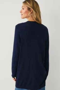 Ellos Collection Strikket cardigan med lommer