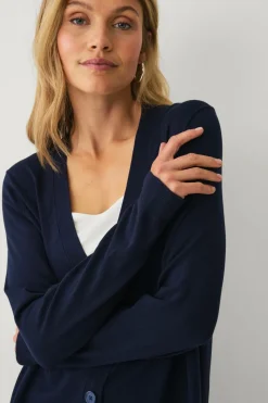 Ellos Collection Strikket cardigan med lommer