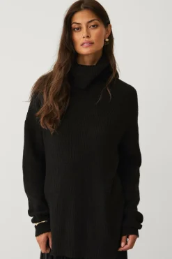 Ellos Collection Strikket turtleneck trøje
