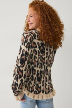 Ellos Collection Strikket trøje med flæser