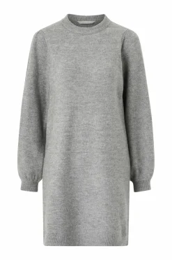 Ellos Collection Strikket kjole med lange ærmer