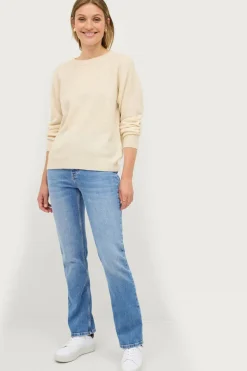 Ellos Collection Strikket trøje med rund hals