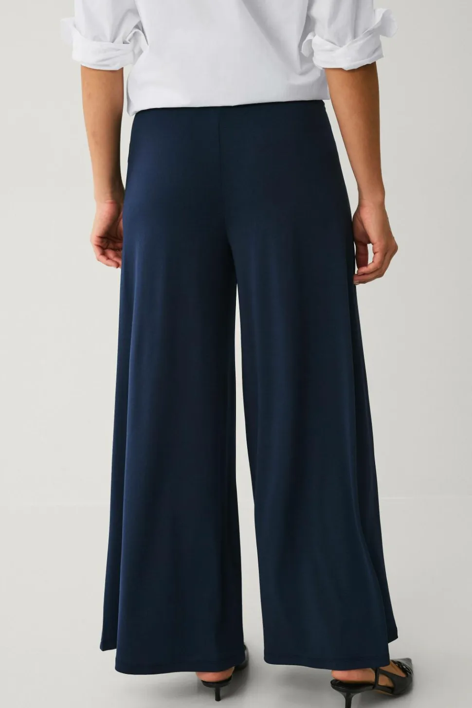 Ellos Collection Supervida-bukser i crepekvalitet