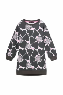 Ellos Collection Sweatshirtkjole med tryk