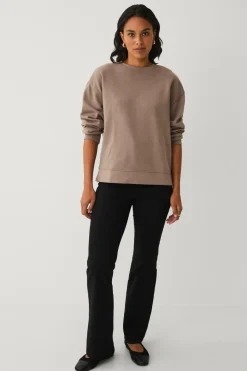 Ellos Collection Sweatshirt med børstet inderside