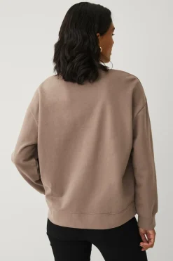 Ellos Collection Sweatshirt med børstet inderside