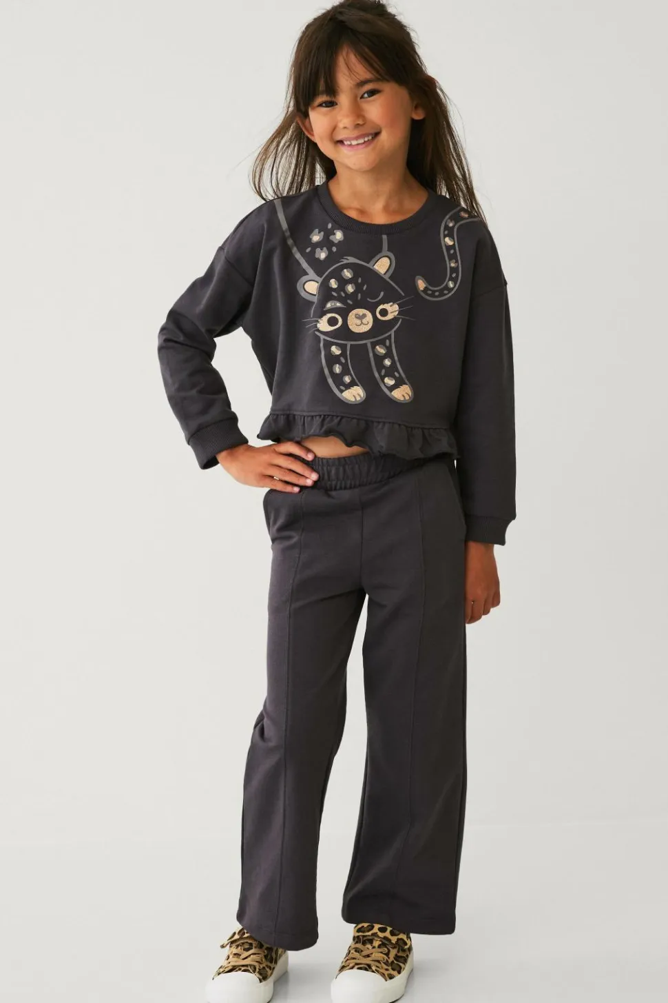 Ellos Collection Sweatshirt med volant